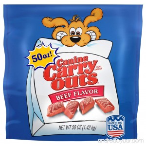 Canine Carry Outs Bacon & Cheese Flavor Dog Treats - B00CEB1ITU