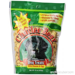 Charlee Bear Dog Treat 16-Ounce Cheese/Egg - B0002QX3Q0