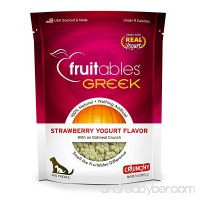 Fruitables Greek Strawberry Yogurt Crunchy Dog Treats - B00N5ZSAH2
