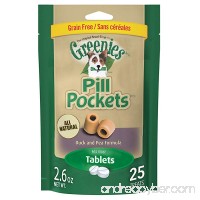 Greenies Allergy Formula Roasted Duck & Pea Pill Pockets Tablet Dog Treats - B003QT1088