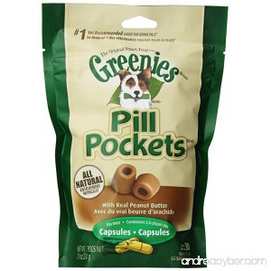 Greenies Pill Pockets for Dogs Peanut Butter Capsules 7.9oz - 6 pack - B0090AXYS6