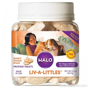 Halo Liv-A-Littles Grain Free Natural Dog Treats & Cat Treats - B00027CL5S