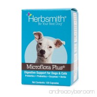 Herbsmith Microflora Plus – Dog Digestion Aid –Probiotics and Digestive Enzymes for Dogs – Prebiotic for Dogs - B009EUZ9LW