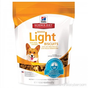 Hill's Science Diet Baked Light Biscuits with Real Chicken Small Dog Treats - B01MG5MAP5
