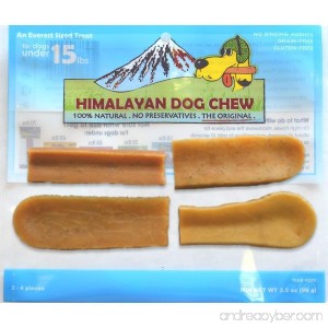 Himalayan Dog Chews 100% Natural Small 3.5 oz. 3-4 Piece - B00TCV064I