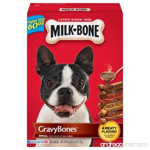 .Milk-Bone Gravy Bones Dog Biscuits - Small 60 oz (3 Pack) - B01MQPRRF3