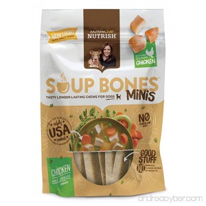 Rachael Ray Nutrish Soup Bones Minis Dog Treats Real Chicken & Veggies Flavor Flavor 6 Bones 4.2 oz -
