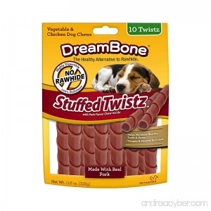 SmartBones DreamBone Stuffed Twistz Made With Real Pork Rawhide Free - B01BPCLKAA