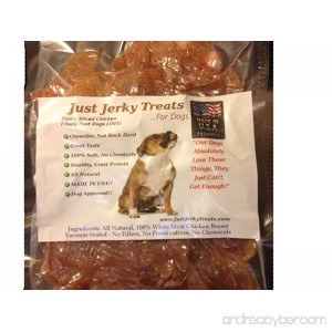 All Natural Dog Treats - 8oz - Made in Usa. No Chemicals. Chicken Pork Beef or Sweet Potato - B00A726YLA