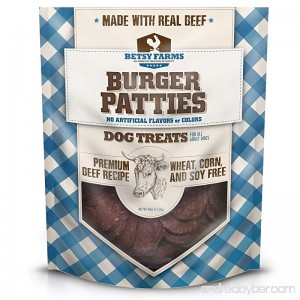 Betsy Farms Burger Patties Dog Treat (40 oz.) - B075TCN43K