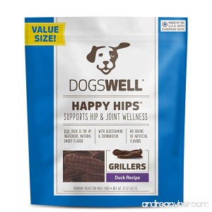 Dogswell Happy Hips Dog Treats Duck Flavor 23 Ounce - B01GAMVMTO