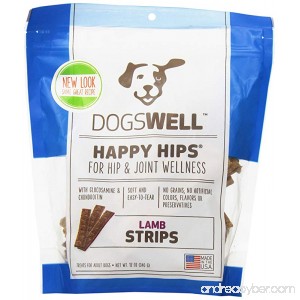 Dogswell Happy Hips Lamb strips 12 Oz - B00I7ZZA6Y