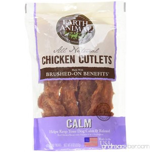 Earth Animal Calm USA Chicken Jerky Dog Treats 8 Ounces - B013PSZLXY