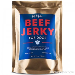 Fifi & Fido Gluten Grain-Free Beef Jerky Chew Sticks for Dog 16 oz. - B00O9E2K7E