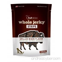 Fruitables Dog Treat  5-Ounces  Whole Jerky Grilled Bison Strips - B00ERQB9XA