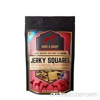 Gourmet Jerky Dog Square Treats - Slowly Roasted  Soft  & Yummy. Only Six Ingredients Made in the USA - Healthy Jerky Squares - 16 oz. Bag (Beef) - B076XTBKT5