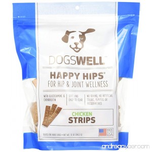 Happy Hips Strips Chicken 12-Ounce - B00I7ZZGAO