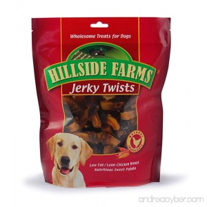 Hillside Farms Chicken and Sweet Potato Premium Dog Treats Jerky Twists 32-Ounce - B00KAMHD4O