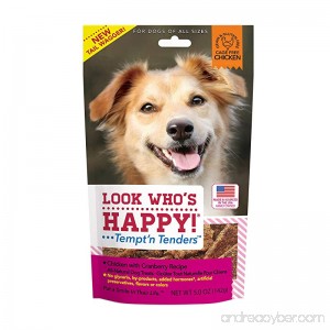 Look Who's Happy Dog Treats 5 oz 1 Pouch Chicken and Cranberry Treat One Size - B01F90ZSSE