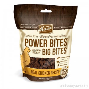 Merrick Power Bites - Big Bites Real Beef Recipe Dog Treat 6oz - B0719R8HKG