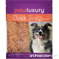 Paw Luxury Duck Jerky 2.5lbs   No Grain  Gluten  Antibiotics or Hormones - B0721NJ3Y8