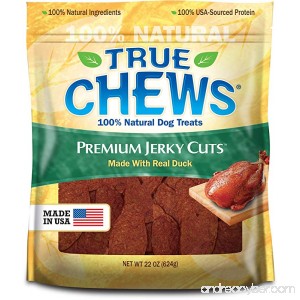 True Chews Premium Jerky Cuts Made with Real Duck 22 oz - B01AR93K4G