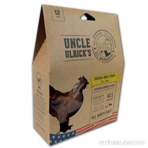 Uncle Ulrick's All Natural and All American Chicken Jerky Strips for Dogs - B00L4H87RG