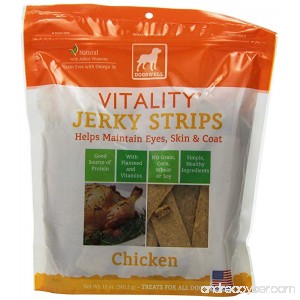 Vitality Chicken Jerky Strip Dogswell Dog Treat 12-Ounce - B00I7ZZKLY