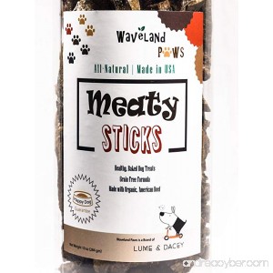 Waveland Paws Organic Dog Treats Made in USA | Gluten Free | Grain Free | Training Jerky | 10oz Pkg by - B01MYV2HSS