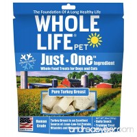 Whole Life Pet Single Ingredient USA Freeze Dried Turkey Breast Treats Value Pack for Dogs and Cats  10-Ounce - B001DY6U9M