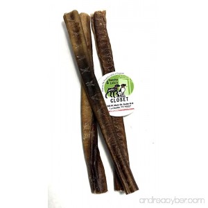 12-inch STANDARD THICK X-THICK or JUMBO Bully Sticks for Dogs Made in USA Boutique Grain-Free High-Protein Beef Pizzle Dog Chews by Sancho & Lola's - B07DCMSFMM
