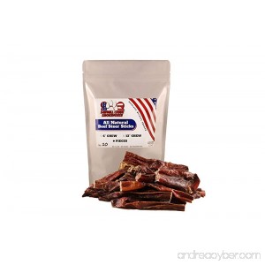 Bully Stick Bites 3-5 Odorless Sourced & Made USA Natural USDA certified (20 Pack) - B073PJQ42K