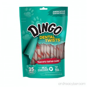 Dingo Dental Twists for Small and Medium Dogs 35-Count - B00CIKC0IK
