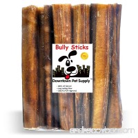 Downtown Pet Supply 6 inch Premium All Natural Beef Bully Sticks JUMBO EXTRA THICK Dog Dental Chew Treats - Grain Free High in Protein Low in Fat - B00B1DSZC0