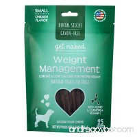 Get Naked Grain Free 1 Pouch 6.2 oz Weight Management Dental Chew Sticks  Small - B01JONK96I