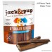 Jack&Pup 6-inch Premium Grade Odor Free Bully Sticks Dog Treats [EXTRA-THICK] (12 Pack) - 6 Long All Natural Gourmet Dog Treat Chews - Fresh and Savory Beef Flavor - 30% Longer Lasting - B0756LPQ5B