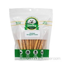 Lucky Premium Treats Chicken Wrapped Rawhide Chews with Real Chicken Breast  All Natural Gluten-Free Dog Treats for Small Dogs  Made in the USA - B01LXUO4OL