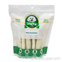 Lucky Premium Treats Rawhide Chews for Medium Breed Dogs  Natural Dog Treats Made in USA Only - B01M1RFZTU