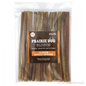 PRAIRIE DOG PET PRODUCTS Odor Free Bully Sticks - B00YCQ97F2