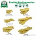 Rawhide Dog Treats for Small Dogs Made in the USA Only by Lucky Premium Treats - B01LZHP1WN