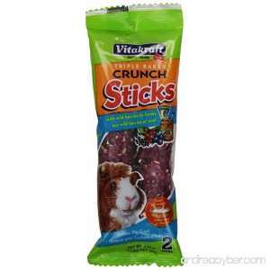 Vitakraft Triple Baked Crunch Sticks Guinea Pig Treat - B00DDSGASW