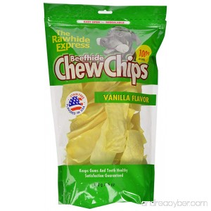 The Rawhide Express Beefhide Chew Chips Vanilla Flavored 1 Pound Bag (Great Reward or Treat) - B0018CLIJQ