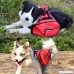 ASOCEA Service Dog vest Harness Saddlebags Backpack with 2 Removable Packs for Travel Camping Hiking Traveling - B06Y62JNLW