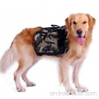 Camouflage Pet Supplies Travel Bag for Medium Large Dogs  Outdoor Backpacks for Dogs to Wear Camping Gear Hiking Dog Harness Saddlebag Accessories - B01N4PJMXA