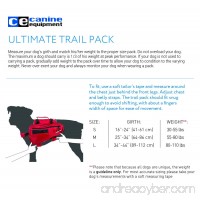 Canine Equipment Ultimate Trail Dog Pack - B007FMY4BW