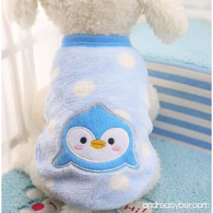 Cute Pet Clothes Lotus.flower Dog Cat Puppy Coral Velvet Clothing Sweater Soft Warm Winter Coat - B075MY2X1T