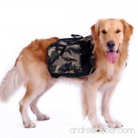 Dog Backpack Adjustable Dog Saddlebag Dog Harness Leash Set for Medium and Large Dogs Outdoor Traveling Hiking Camping Training - B07DRFKZRP