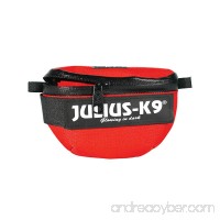 Julius-K9 1621IDC-R-G IDC Universal side bags/Pair  Mini  Red - B01C2Q7JIA