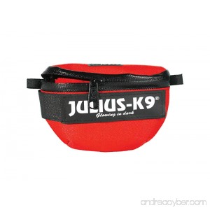 Julius-K9 1621IDC-R-G IDC Universal side bags/Pair Mini Red - B01C2Q7JIA