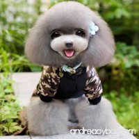 Little Pet Dog Coat  Lotus.flower Cute Camouflage Dog Hooded Coat Jacket Puppy Warm Clothes - B075MGLTWH